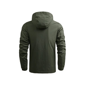 Veste softshell coupe-vent 3 couches de haute qualité personnalisée pour hommes, veste de randonnée en plein air, coupe-vent et confortable, veste softshell - Product Image 5