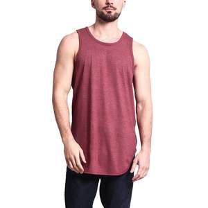 OEM custom logo high quality fashion white <b>black</b> cotton men's workout stringer bodybuilding singlet fitness gym <b>tank</b> <b>top</b> for men - Product Image 2