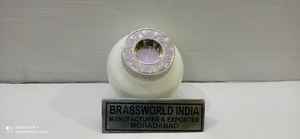 ALUMINIUM BOUGIE BLANCHE LUMIÈRE DE CRÉMATION URNE FUNÉRAIRE BRASSWORLD INDE - Product Image 3