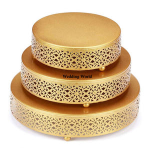 ขาตั้งเค้กโลหะทรงสี่เหลี่ยม คุณภาพพรีเมียม งานแฮนด์เมด ดีไซน์หรู ขายดี ขายส่ง ขาตั้งเค้กสุดหรู ดีไซน์ใหม่ทันสมัย - Product Image 2