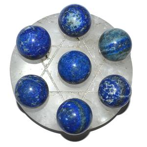 Artisanat en pierre semi-précieuse 7 points d'aventurine verte sur une base en quartz rose David Gold Star - Product Image 6