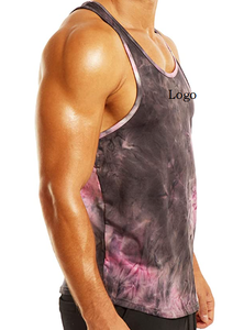 Débardeur de teinture pour hommes, bonne qualité et confortable, débardeur de musculation, salle de sport, musculation, sans manches, séchage rapide - Product Image 4