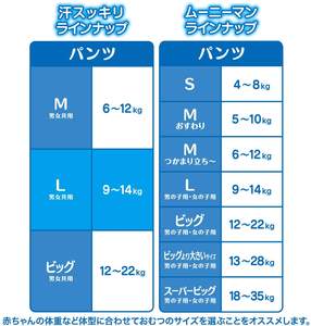 Type de ruban adhésif jetable Moony de haute qualité Couches pour bébés Taille L 54 pièces par paquet Tissu non tissé 4 paquets par carton Fabriqué au Japon - Product Image 6