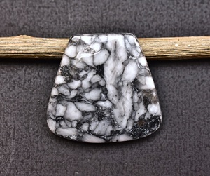 Pinolith Jasper Cabochon พลอยเทียมทำมือ,หินขัดขัดเงาสำหรับเครื่องประดับ - Product Image 5