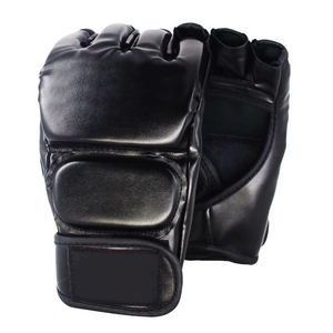 ถุงมือมวยแบบครึ่งนิ้วสำหรับฝึกและต่อสู้,ถุงมือหนัง PU และ Cowhide คุณภาพสูงผลิตตามสั่ง - Product Image 3