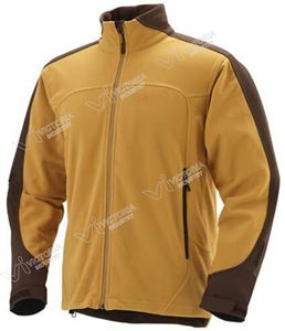 Chaqueta cortavientos de invierno de lana de Sherpa Polar Unisex, impermeable, transpirable, con capucha y cremallera, de talla grande para hombre - Product Image 4