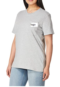 De femmes Loose Fit Poids Lourd À Manches Courtes Poche T-Shirt 100% Coton Importé Tirer Sur fermeture Sourcing De Bangladesh - Product Image 6