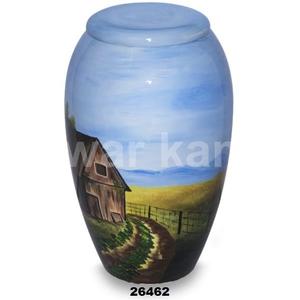 Buena venta al por mayor Urna de cremación Country Road Urna de cremación para adultos para cenizas - Product Image 1