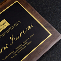 Plaques de trophées en verre et en cristal en gros, gravées au laser personnalisées, boîtes de rangement durables pour souvenirs