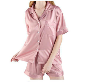 Pyjama en Satin pour femmes, ensemble de nuit, maillot de bain lisse, confortable et léger - Product Image 5