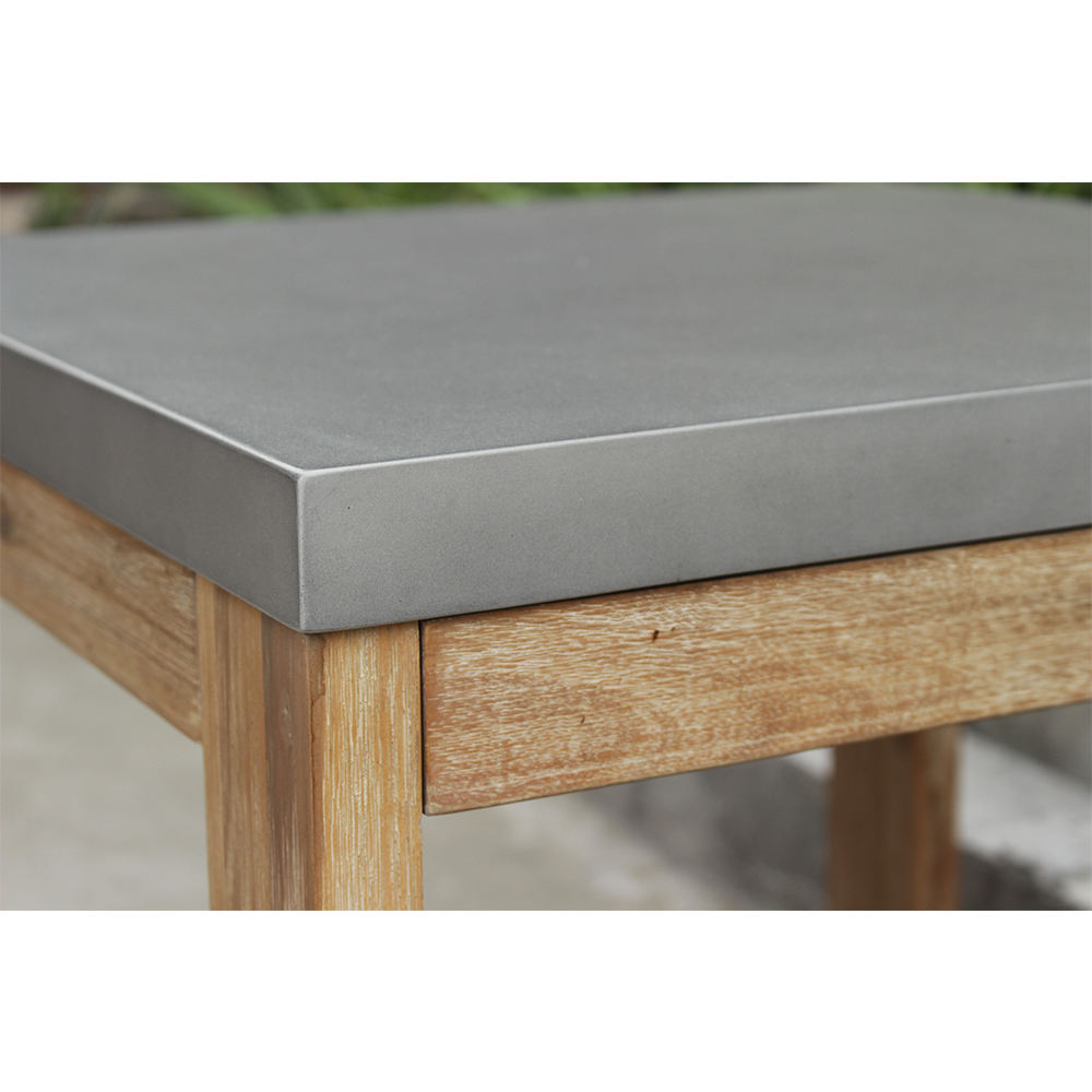 Top gris/pierna de madera natural de La Mancha