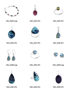 Hermosa Plata de Ley 925, joyería chapada en rodio, pendientes de piedras preciosas naturales Crysocolla Unisex, colgante de moda para fiestas - Product Image 4