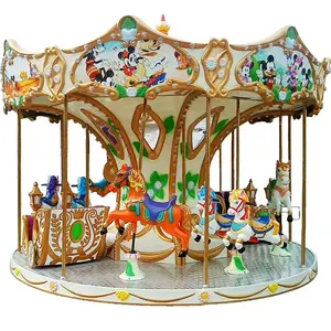 manufacturers cheap lowest price theme park rides amusement equipment indoor merry go round carousel horse ride for sale