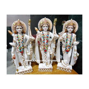 Marble Ram Darbar <b>Statue</b> - Product Image 1