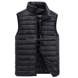 Chaleco sin mangas de alta calidad para hombre, chaquetas cálidas y brillantes, ligeras, para exteriores, alpine, granate, al por mayor - Product Image 5