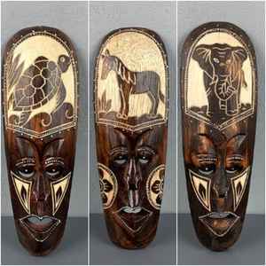 Sculpture sur bois et peinture pour visage, nouveau modèle - Product Image 4