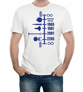 เสื้อยืดพิมพ์ลายไทม์ไลน์ของเรืออวกาศ,เสื้อยืดแขนสั้นที่ออกแบบเองสำหรับผู้ชายเสื้อยืดดีไซน์ยอดเยี่ยม - Product Image 6