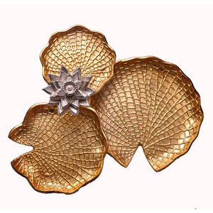 Ustom-bandeja decorativa de lujo con espejo, bandeja de metal rectangular moderna para servir joyas y perfumes - Product Image 1