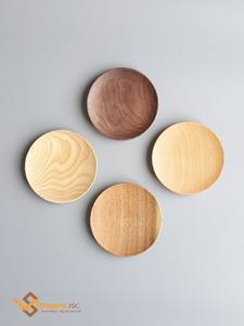 Placa de madera antigua oscura, nogal, posavasos de madera barato - Product Image 4