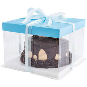 Caja de embalaje de plástico con forma cuadrada, con logotipo personalizado, la más elegante - Product Image 2