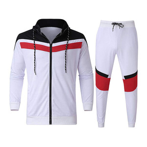 Custom Logo Athletic Tracksuits Men's Fitness Wear Stylish Zipper Hoodie And Joggers Pants - Product Image 3