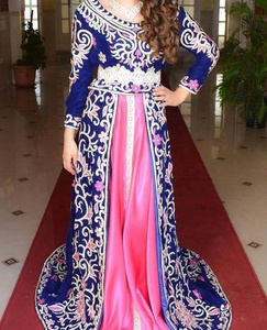 Royal 2019 robe longue marocaine belle créatrice avec broderie lourde Zardozi pour vêtements indiens et pakistanais - Product Image 1