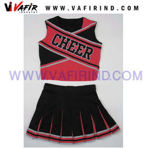 Vente en gros d'uniformes de pom-pom girls respirants sublimés en nylon spandex coton polyester rayonne latex pour lycra - Product Image 5