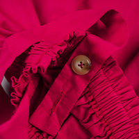 Robe de soirée/baptême pour bébé fille, en satin, à bretelles, couleur personnalisable, fleurs, longueur cheville, polyester/coton, vêtements pour enfants