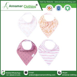 Bavoirs bandana unisexes pour bébé |   Bavoirs imprimés doux et confortables |   Bavoirs d'alimentation réglables et réutilisables |   Respirant Confortable Écologique - Product Image 2