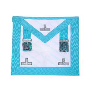 Delantal Masónico de Cuero para Maestros de la Francmasonería con Bolsillo Trasero - Product Image 1