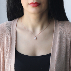 Colgante minimalista de estilo Diamante, turco, hecho a mano, joyería de plata 925 - Product Image 2
