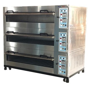 Horno de Panadería Industrial de 3 Niveles y 6 Bandejas, Horno Eléctrico para Pan, Horno de Gas de Alta Calidad para Pizza, Equipo de Panadería Hecho en Taiwán - Product Image 1