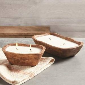 เชิงเทียนไม้โลหะดีไซน์ใหม่ขายดีที่สุดสำหรับตกแต่งบ้าน ภาชนะใส่เทียนไม้คุณภาพสูงสำหรับวางบนโต๊ะ - Product Image 6