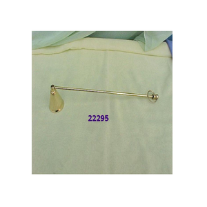 Abatidor de vela de latón macizo hecho a mano, apagador de velas de Metal fundido, apagador de mango largo, regalo para amantes de las velas - Product Image 1