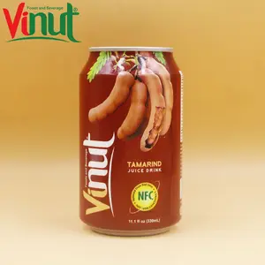 330ml VINUT Can (Tinned) Original Taste Tamarind Juice Sellers Newest OEM beverage Most Preferred ISO HALAL HACCP Certificated