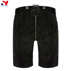 Lederhosen alemán tradicional | Pantalones cortos bávaros de cuero genuino con tirantes | Ropa Oktoberfest para hombres - Product Image 2