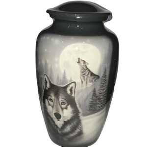 ผีเสื้อบนดอกไม้เกรดที่ดีที่สุดที่มีคุณภาพสูงสไตล์อเมริกันโกศเผาศพคลาสสิกสำหรับขี้เถ้า - Product Image 4