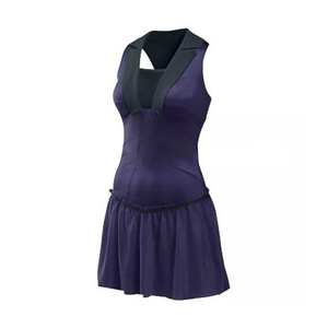 Robe courte Bla Tennis personnalisée en gros Jupe de tennis en polyester et coton biologique solide respirante à séchage rapide avec logo vêtements de sport - Product Image 6