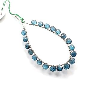 High Quality Handmade Natural Moss Kyanite Faceted Beads in <b>Heart</b> Shape - Product Image 6