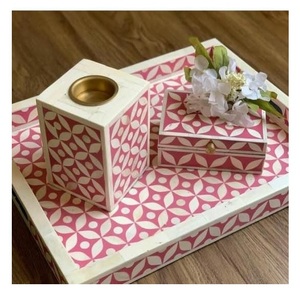 Ramadán Eid regalo madre perla incrustaciones Bakhoor quemador acrílico tapa de madera Caja forma cuadrada estrella anís religioso musulmán Bakhoor - Product Image 4