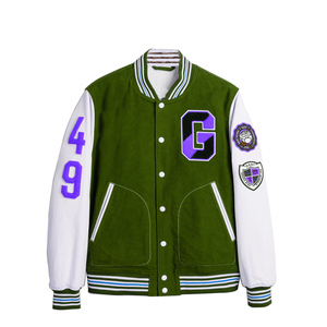 Chaquetas universitarias personalizables para hombre para el invierno Impresión de bordado de marca con su logotipo - Product Image 4