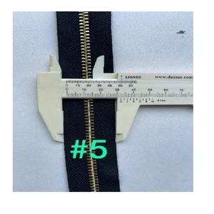 Deslizadores de Cremallera de Metal de Aluminio Pintado Ignífugo de Alta Calidad Personalizados al por Mayor, Sin Bloqueo, Sin Níquel, de Marca Personalizada y de Colores - Product Image 2