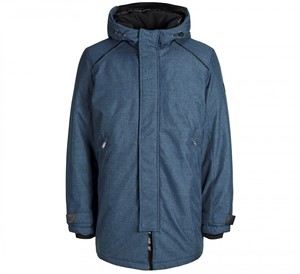 แจ็คเก็ตบอมเบอร์ลำลองสำหรับผู้ชายมีฮู้ดกันน้ำมีขนาดพลัสไซส์ - Product Image 1