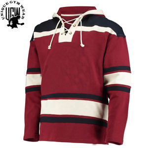 Sudaderas con capucha de hockey sobre hielo Unisex de sublimación completa de poliéster en blanco de alta calidad al por mayor antibacteriano transpirable de secado rápido personalizado - Product Image 2