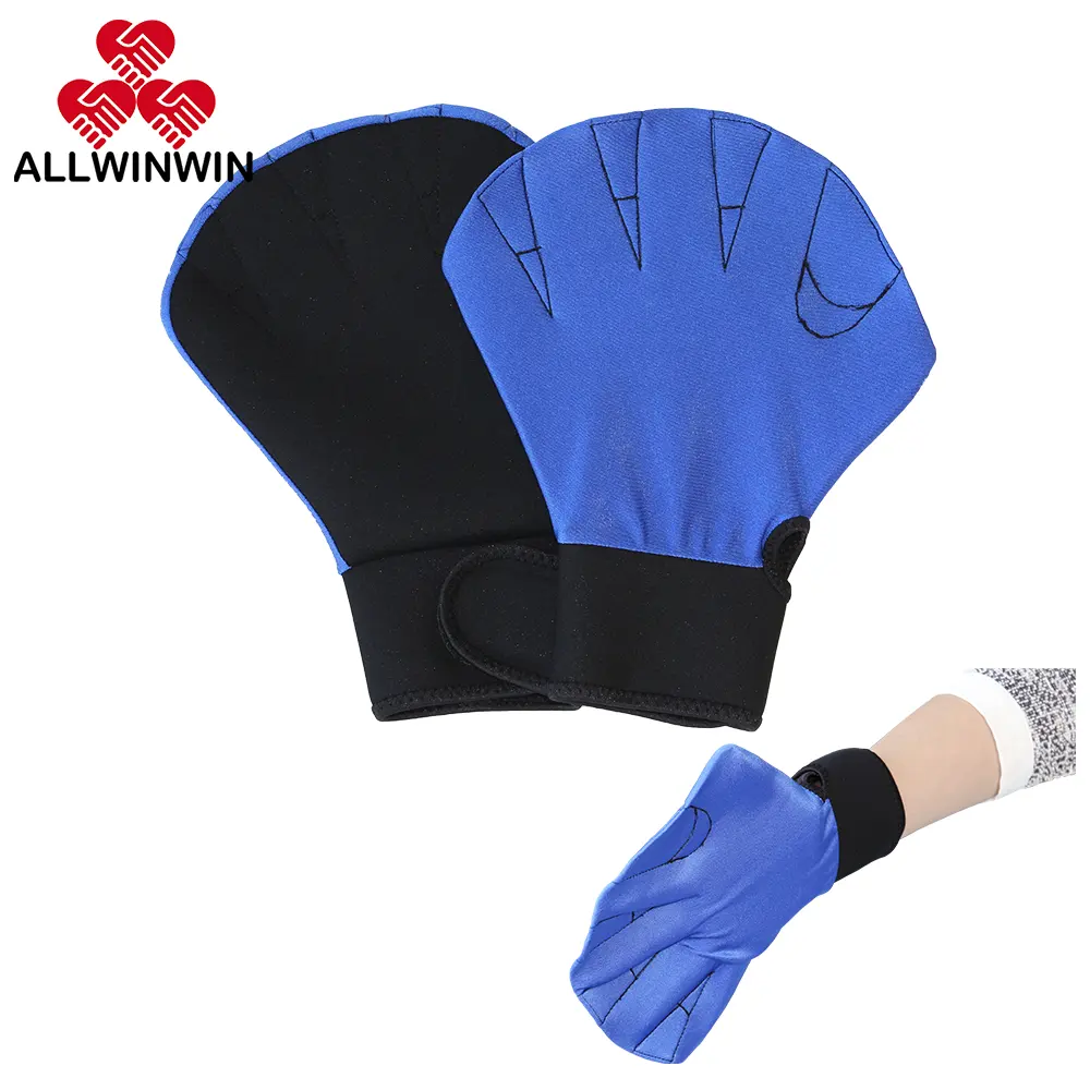 ALLWINWIN SWG02 Swim Gloves - Finger Closed Mitts Aqua Fitness