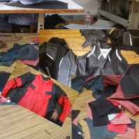 Blousons de moto en cuir de vachette noir premium pour la course sur route, personnalisés, blindés, coupe-vent, imperméables, pour la piste Moto GP