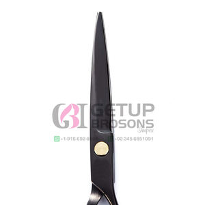 Ciseaux de barbier en acier inoxydable, ciseaux de coupe de cheveux extra-affûtés pour hommes, femmes et enfants - Product Image 4