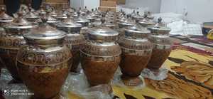 Urna de cremación de latón antiguo de alta calidad estilo americano de Brassworld India-Suministros funerarios Premium - Product Image 4