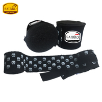 Bandages de boxe camouflage pour hommes et femmes, avec logo personnalisé, protection pour l'entraînement MMA, fermeture auto-agrippante légère