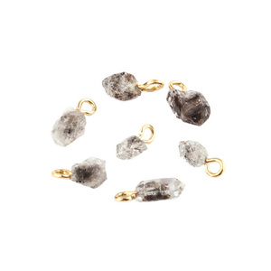 Connecteurs de pierres précieuses en marbre et diamant, pièces, styles populaires, prix vente en gros, matière naturelle brute, feuille d'or - Product Image 4